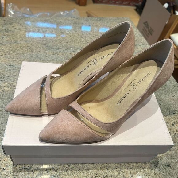 Size 7 Soft Pink Chinese Laundry Los Angeles Women’s Heels - Picture 8 of 10